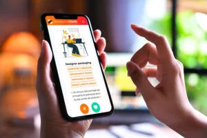 Le test d'orientation Génération Zébrée sur mobile